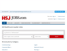 Tablet Screenshot of hsjjobs.com